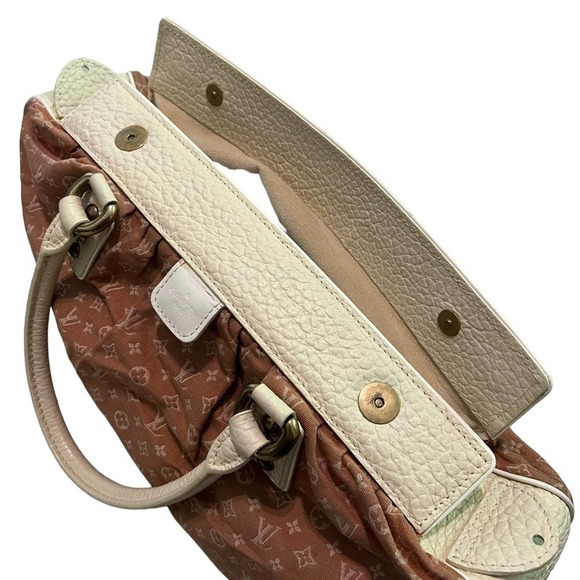 Auth. Louis Vuitton Vintage Trapeze GM Mini Lin Monogram Canvas & Leather, EUC! - Picture 5 of 16